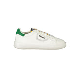 Blauer White Leather Men Sneaker